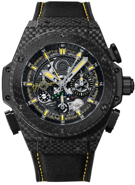 big bang ayrton senna hublot|Hublot Big Bang Ayrton Senna Black Dial Chronograph Men's.